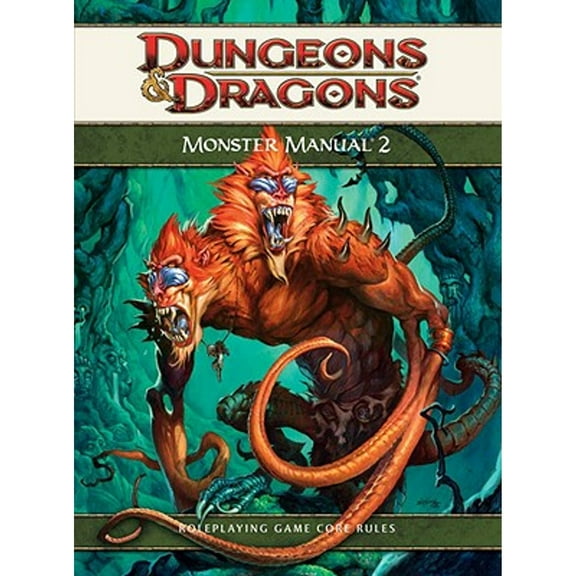 Pre-Owned Monster Manual 2: A 4th Edition D&D Core Rulebook (D&D Supplement) (Hardcover) 078695101X 9780786951017