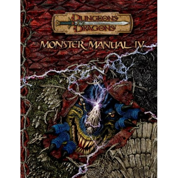 Pre-Owned Monster Manual IV: v. 4 (Dungeons & Dragons) Hardcover