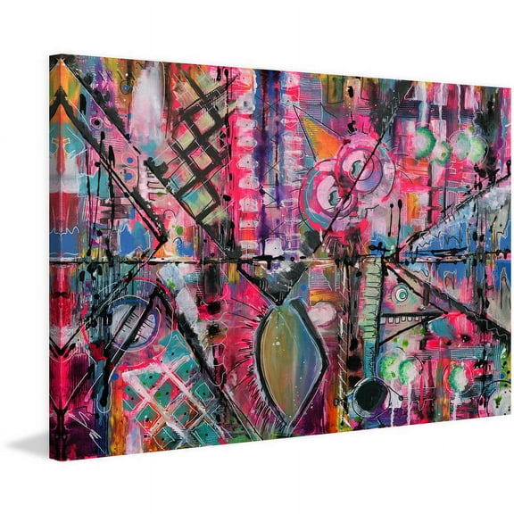 "Monster Mash" Painting Print on Wrapped Canvas