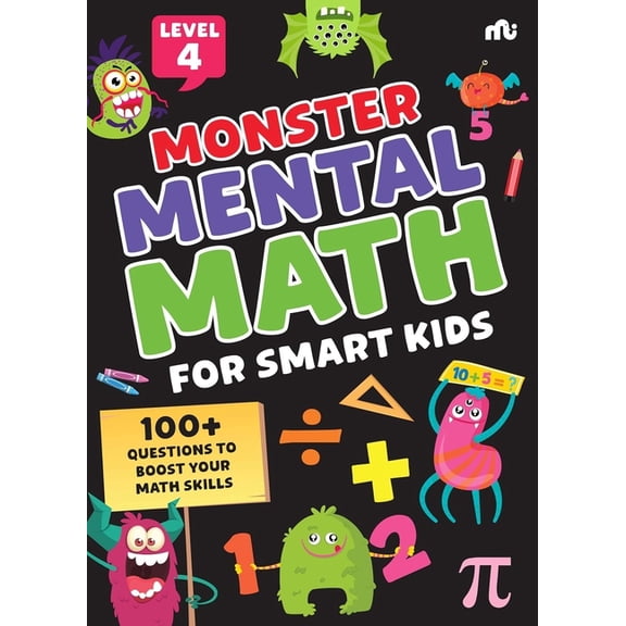 Monster Mental Math For Smart Kids Level 4, (Paperback)