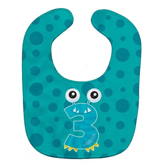 Monster Month 3 Baby Bib