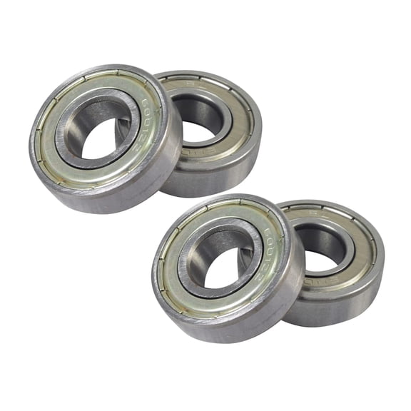 Monster Motion 6001ZZ (6001Z) Shielded Scooter Wheel Bearings (Set of 4)
