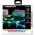 thumbnail image 1 of Monster Basics 6.5ft LED Strip Lights, Multicolor & Multiwhite LED Lights for Closet & Hallway, Motion Activated, 1 of 7