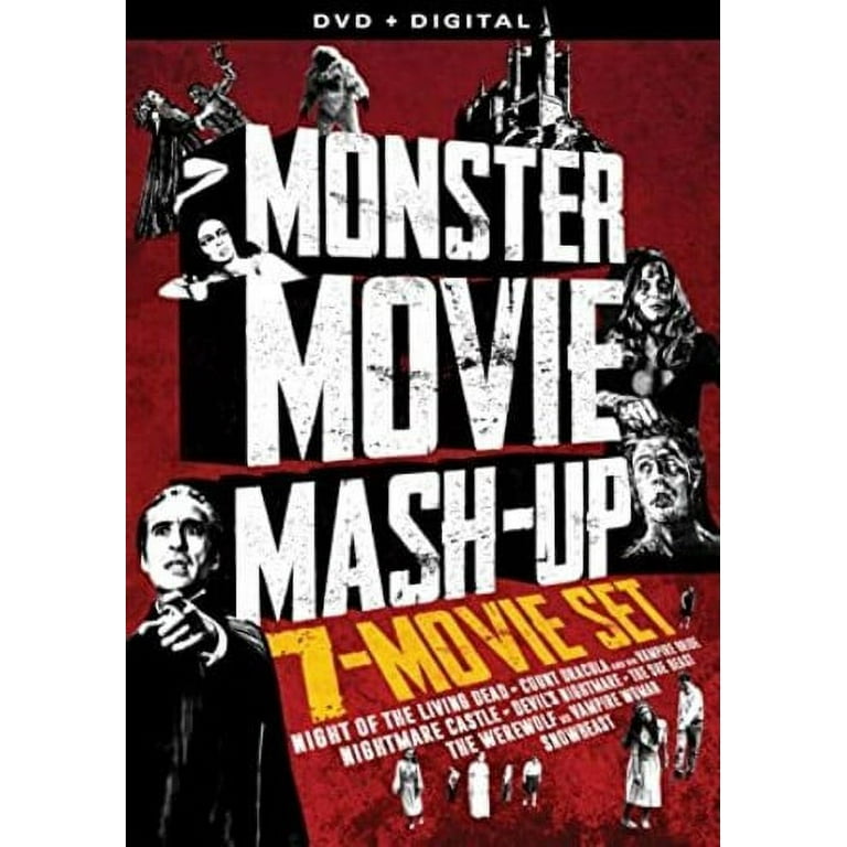 Monster Movie Mash-Up: 7 Movie Set (DVD), Mill Creek, Horror Monster Movie Mash-Up: 7 Movie Set (DVD), Mill Creek, Horror