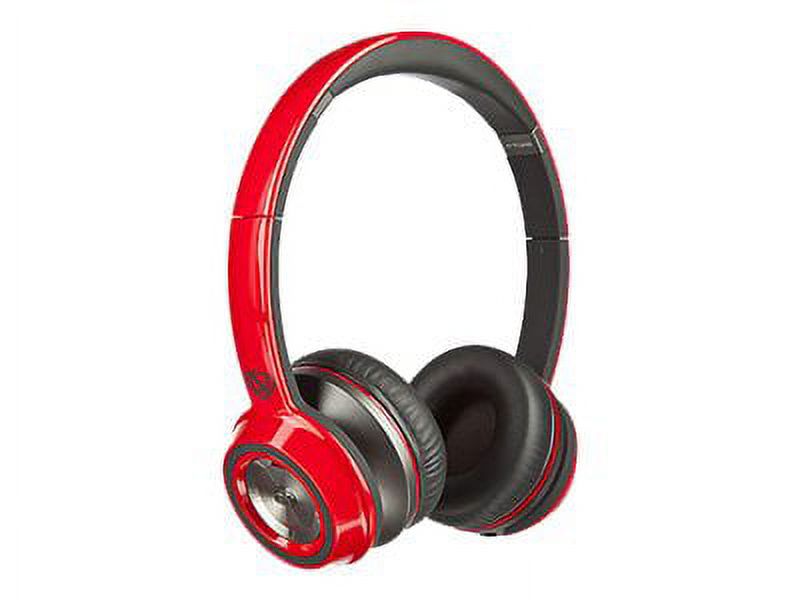 Monster NCredible NTune - Headphones - on-ear - wired - cherry red - image 1 of 3