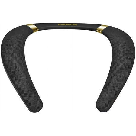 Monster Neckband Bluetooth Speaker, Neck Wireless Wearable Speaker with 12H Playtime, True 3D Stereo Sound, Portable Soundwear, IPX7 Waterproof, for Home, Sport, Outdoor