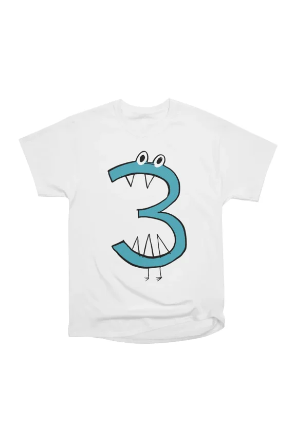 Monster Number 3 T-Shirt Tee Gift For Him Merch For Her Apparel For Friend