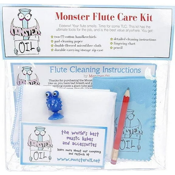 Monster Oil Care and Cleaning Kit for Flute