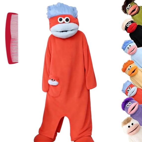 Monster Onesie, Big Mouth Monster Onesie Silly Monster Onesie Plush Onesie Pajamas Cozy Home Loungewear