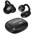 thumbnail image 1 of Monster Open Ear Earbuds, Bluetooth 6.0 Earphones Stereo Sound, Open Ear Clip Wireless Earbuds 40 Hours Playback, with Smart Digital Display Design, Touch Control, IPX6 Waterproof, 1 of 8