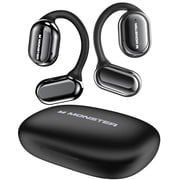 Monster Open Ear Headphones, Bluetooth 5.3 Wireless Headphones with Earhooks, Immersive Stereo Sound by Dual Large Driver, Clear Talk, 30H Playtime,Waterproof Sport Earbuds for Running