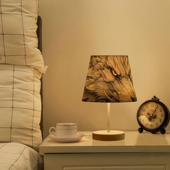 Monster Or Beast Wolf Wave LED Desk Lamp Table Lamp USB Bedside Nightstand Small Lamp for Bedroom Living Room Kids Room