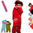 thumbnail image 1 of Monster Pajamas，Big Mouth Onesie，Funny Onesies Foradults, 1 of 6