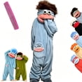 thumbnail image 1 of Monster Pajamas，Big Mouth Onesie，Funny Onesies Foradults, 1 of 6