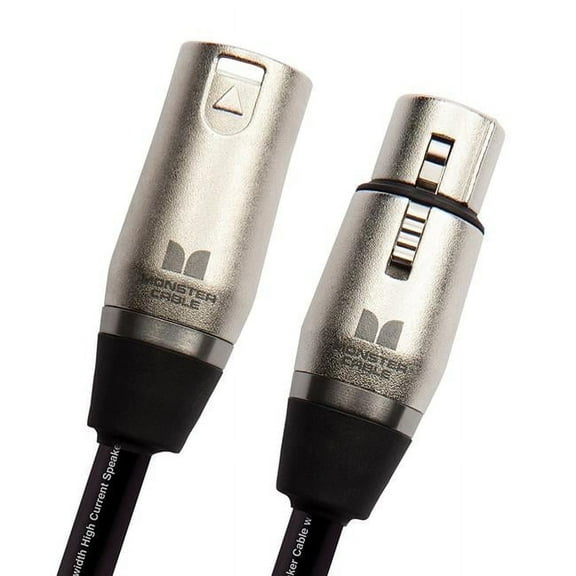 Monster Performer 600 10ft XLR Male to Female Microphone Cable, Durable