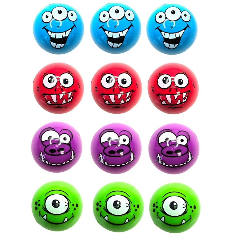 Monster Poppers (12 Pack) (2 Inch) Rubber Prize, Party Favor and