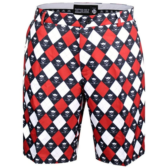 Monster ProCool Golf Shorts (Red/Black/White)