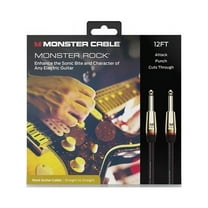 Monster Prolink 12ft Rock Instrument Cable - Premium Straight to Straight Performance for Musicians
