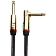 thumbnail image 1 of Monster Prolink Rock 21ft 1/4" Instrument Cable, Right Angle to Straight, Copper, Male/Male, 1 of 8