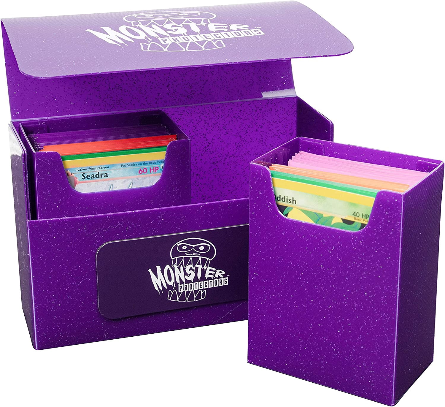 Monster Protectors Double Deck Storage Box with Self-Locking Magnetic ...