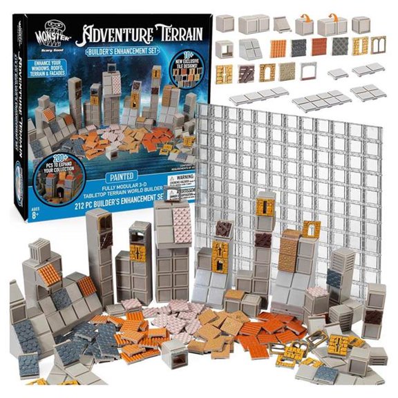 Monster Protectors MONBEP214 MAT Painted Terrain Builder Set - 212 Piece
