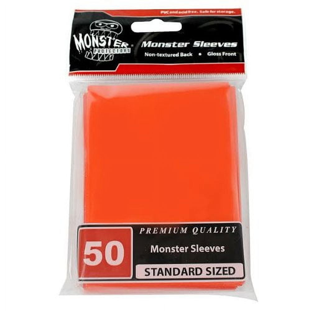 Monster Protectors Sleeves Sleeves Standard Size Gloss Orange (Fits