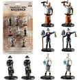 thumbnail image 1 of Monster Protectors Townsfolk Mini Fantasy Figures - Tradesmen - 8pc Hand-Painted Non Player Character NPC Miniatures - 1" Hex-Sized Compatible with DND Dungeons Dragons Tabletop Games, 1 of 5