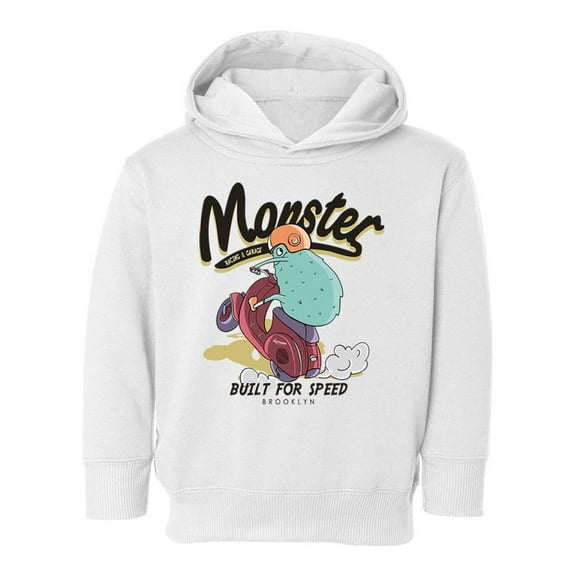 Monster Racing Hoodie Toddler -Image by Shutterstock, 4 Toddler