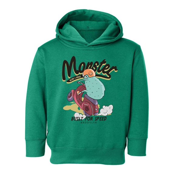 Monster Racing Hoodie Toddler -Image by Shutterstock, 5 Toddler