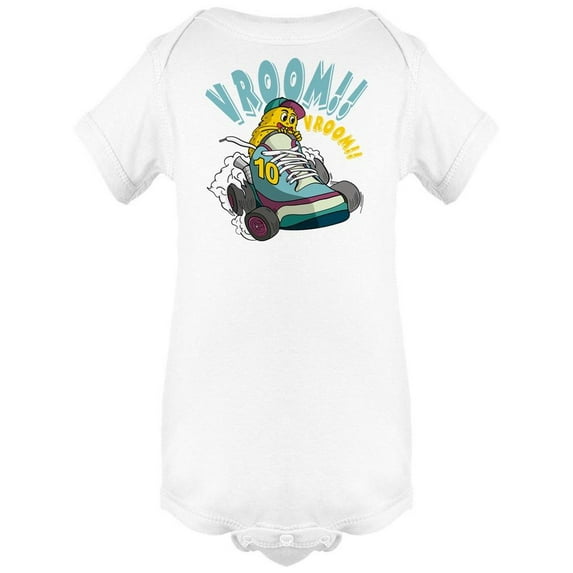 Monster Racing Shoe Bodysuit Infant -Image by Shutterstock, 6 Months