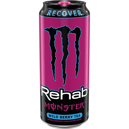 Monster Rehab Wild Berry, Tea + Energy, 15.5 fl oz