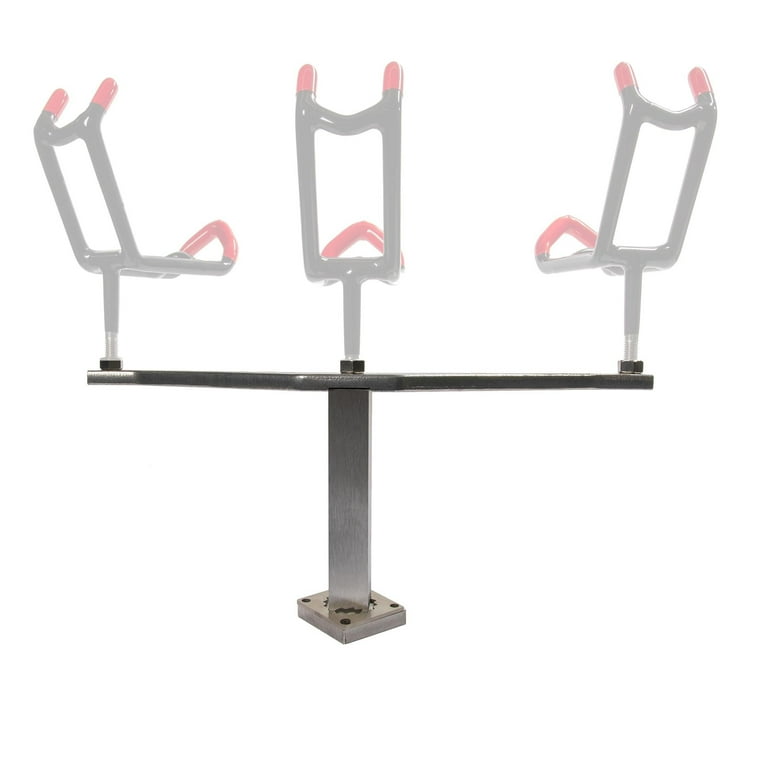 Monster Rod Holders Corner T-Bar for Flat Railings | Aluminum Fishing Rod Holder Mount | Fits 3 Rods | 15 Rotational Adjustment | 8-Inch Rise - Walmart.com Monster Rod Holders Corner T-Bar for Flat Railings | Aluminum Fishing Rod Holder Mount | Fits 3 Rods | 15 Rotational Adjustment | 8-Inch Rise - Walmart.com