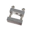 thumbnail image 1 of Monster Rod Holders Square Rail Rod Holder Base for Pontoon Boats | Aluminum Base for 1 1/4″ Square Rails | No-Drill Clamping Mechanism | Mounting Hardware Included, 1 of 4
