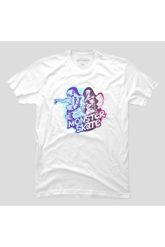 Monster Skate Funny Creature Skateboarding T-shirt M2987440, Up to Size 5XL