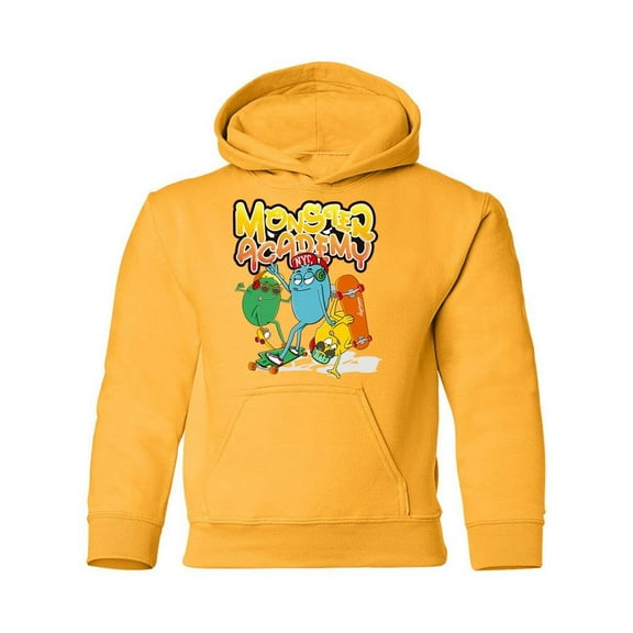 Monster Skateboarding Academy Hoodie Juniors -Image by Shutterstock,  x-Large