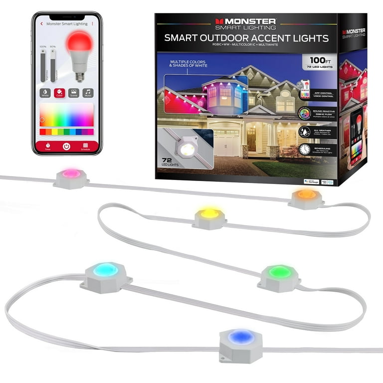 Stonepoint LED Lighting 50-ft 5-Light Shade Plug-in Bulbs LED String Lights Stonepoint LED Lighting 50-ft 5-Light Shade Plug-in Bulbs LED String Lights