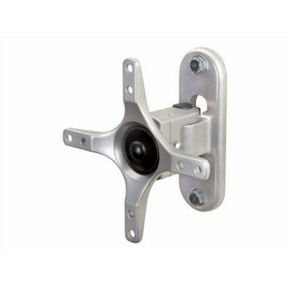 Monster SmartView 300S FlatScreen Mount - Mounting kit (wall plate, mounting plate) - Tilt & Swivel - for LCD display - silver - screen size: 10"-24" - wall-mountable