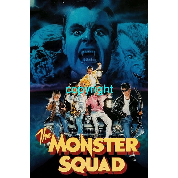 Monster Squad Movie Poster 24"x36" 24x36 Poster #015046 Multi-Color Square Adults Poster Time