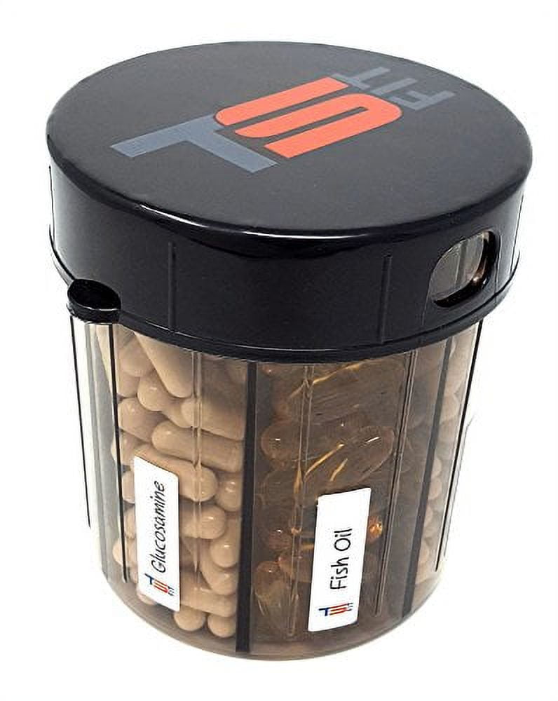 3 Packs Waterproof Aluminum Pill Fob Container, EFFIET Nitro Bottle Holder  Nitroglycerin Pill Case Emergency Keychain Pill Holder for Medicine  Organizer Dispenser (Silver-Matt-Red)