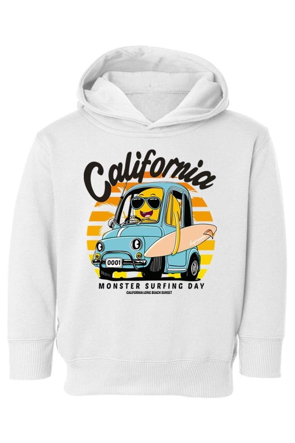 Monster Surfing Day Hoodie Toddler -Image by Shutterstock,  5 Toddler