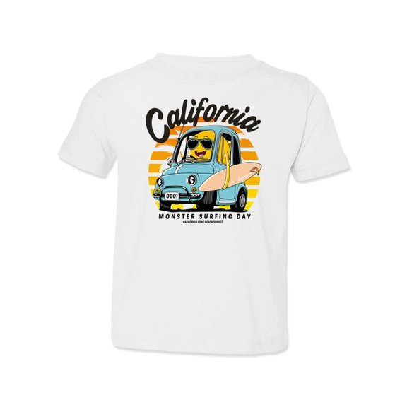 Monster Surfing Day T-Shirt Toddler -Image by Shutterstock,  3 Toddler