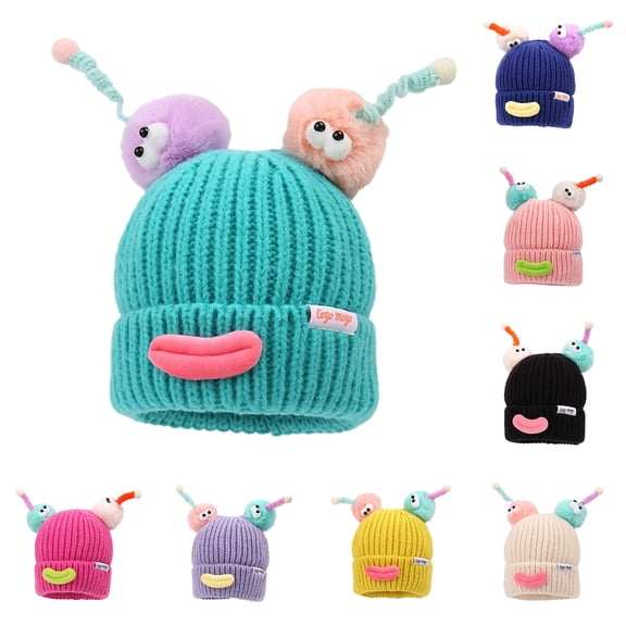 Monster Tentacle Hat, Knitted Hat Cute Hat Little Monster Led Knit Beanie Funny Knitted Hat for Men Women