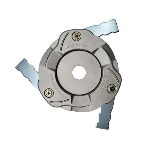 Monster Trimmer Head - Heavy-Duty Metal Blade Weed Wacker and Brush Cutter Attachment, Compatible with Most Straight Shaft Gas Powered String Trimmers