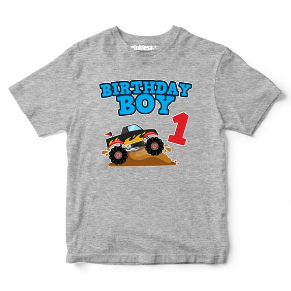 Monster Truck 1st Birthday Shirt Sprinkles And Jam Birthday Shirt for Boys