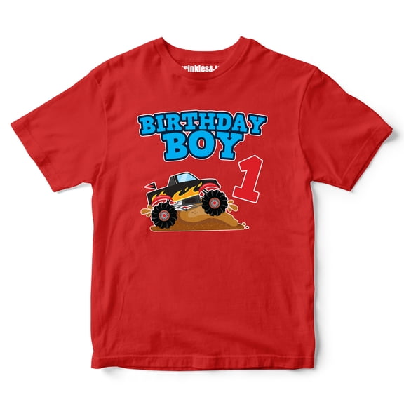 Monster Truck 1st Birthday Shirt Sprinkles And Jam Birthday Shirt for Boys