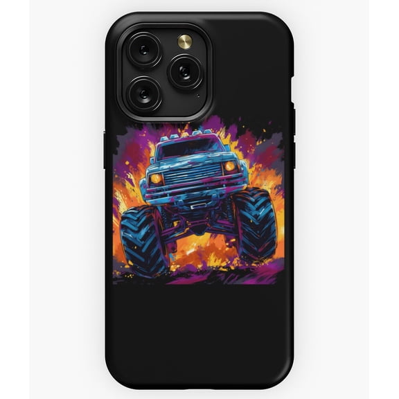 Monster Truck Big Retro Race Dad Jam G2846 Phone Case for iPhone17 16 15 14 13 12 11 Pro Max