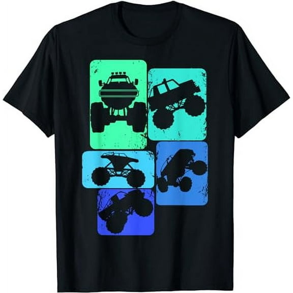 Monster Truck Boys Kids T-Shirt