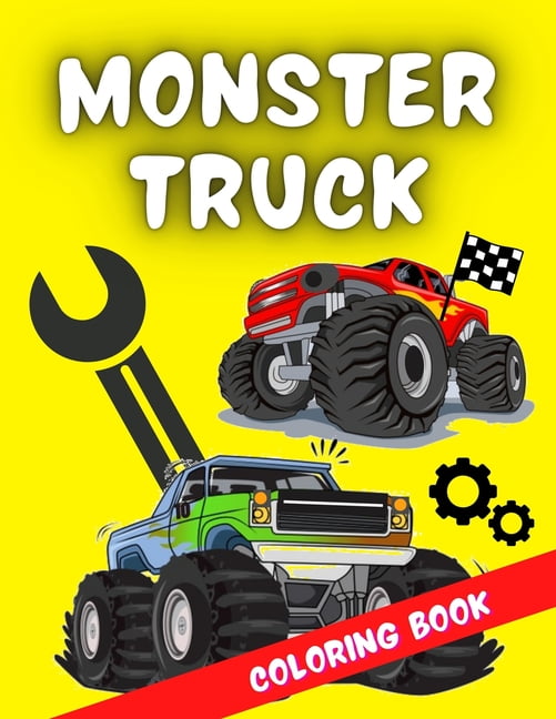 YOUYOU SPACE Monster Truck Coloring Book