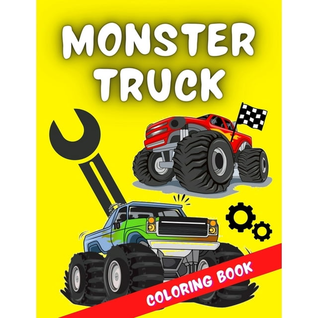 Monster Truck Coloring Book - Walmart.com