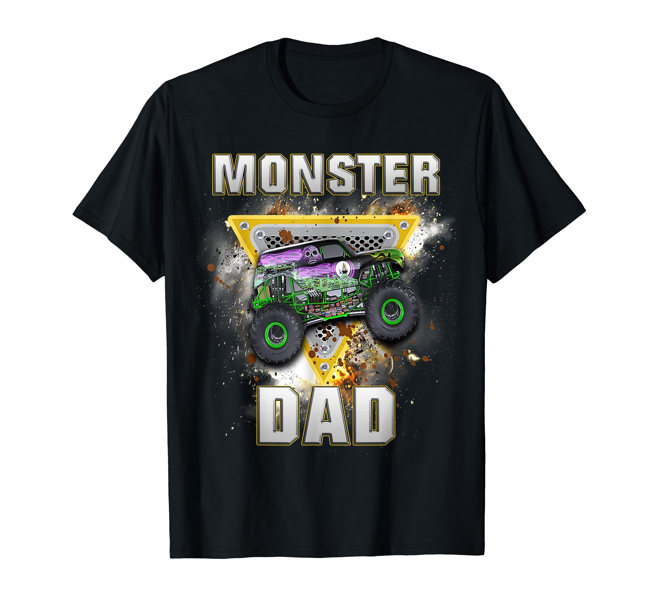 Monster Truck Dad Monster Truck Are My Jam Truck Lovers T-Shirt ...